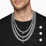David Yurman Curb Chain Necklace in Black Titanium, 8mm